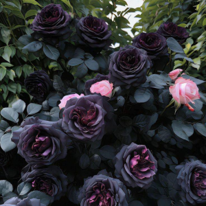 Роза Черная купить по цене от 450р. в интернет-магазине «Посадика» с доставкой почтой в в Болхове и по всей России – [изображение №1].