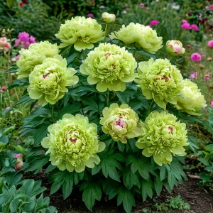 Пион Зеленые Бобы купить по цене от 610р. в интернет-магазине «Посадика» с доставкой почтой в в Болхове и по всей России – [изображение №1].